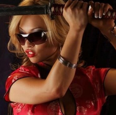 Sexy Asian geisha dress